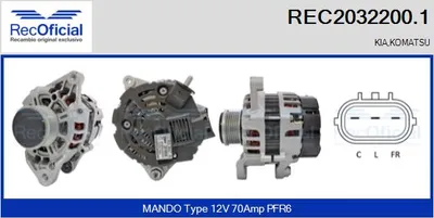 Alternator Kia PICANTO II