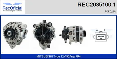 Alternator Ford TRANSIT Bus · Ford TRANSIT Van · Ford TRANSIT Platform/Chassis
