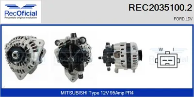 Alternator Ford TRANSIT Bus · Ford TRANSIT Van · Ford TRANSIT Platform/Chassis