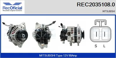 Alternator Mitsubishi PAJERO II · Mitsubishi PAJERO II Canvas Top
