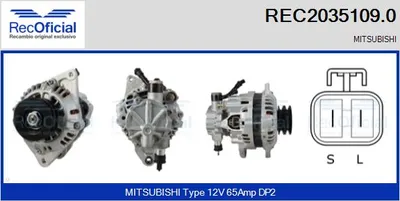 Alternator Mitsubishi L 300 III Bus · Mitsubishi L 300 III Van · Mitsubishi L 300 III Platform/Chassis