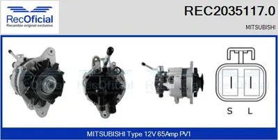 Alternator Mitsubishi L 300 III Bus · Mitsubishi PAJERO I · Mitsubishi PAJERO II