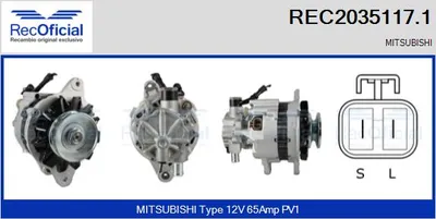 Alternator Mitsubishi L 300 III Bus · Mitsubishi PAJERO I · Mitsubishi PAJERO II