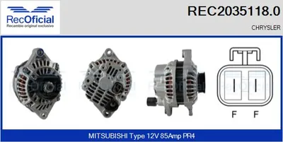 Alternator Chrysler NEON