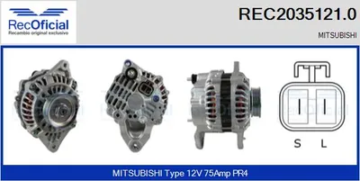 Alternator Mitsubishi SPACE WAGON · Mitsubishi GALANT VII · Mitsubishi GALANT VII Saloon