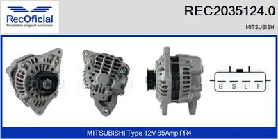 Alternator Mitsubishi CARISMA · Mitsubishi COLT V · Mitsubishi LANCER VI