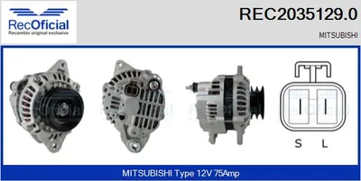 Alternator Mitsubishi PAJERO II