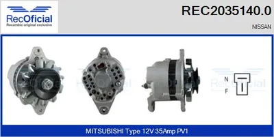 Alternator Nissan SUNNY · Nissan CHERRY II Traveller · Nissan SUNNY Traveller