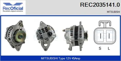 Alternator Mitsubishi L 300 / DELICA II Bus · Mitsubishi L 300 III Bus · Mitsubishi L 300 III Van