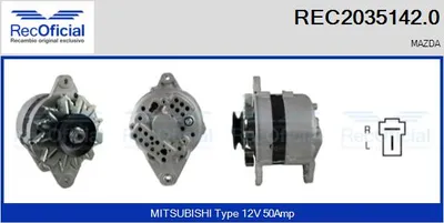 Alternator Mazda 121 I · Mazda 323 II Saloon · Mazda 323 II Hatchback