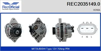 Alternator Honda CIVIC V Coupe · Honda CIVIC VI Hatchback · Honda CIVIC VI Saloon