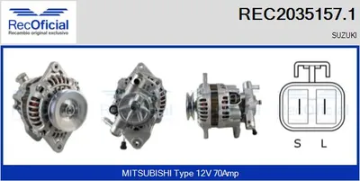 Alternator Suzuki VITARA · Suzuki GRAND VITARA I