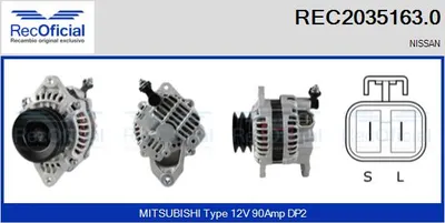 Alternator Nissan PICK UP · Nissan NP300 PICKUP