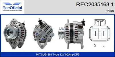 Alternator Nissan PICK UP · Nissan NP300 PICKUP