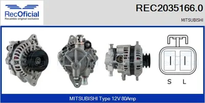 Alternator Mitsubishi PAJERO II · Mitsubishi L200 · Mitsubishi PAJERO II Canvas Top