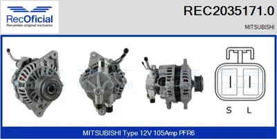 Alternator Mitsubishi PAJERO CLASSIC