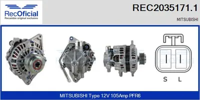 Alternator Mitsubishi PAJERO CLASSIC