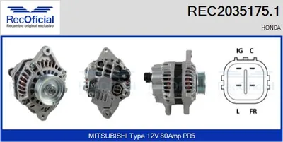 Alternator Honda JAZZ II · Honda CIVIC VIII Hatchback