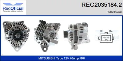 Alternator Ford FIESTA IV · Ford FIESTA Box Body/MPV · Ford PUMA