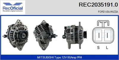 Alternator Mazda MX-6 · Mazda 626 IV · Mazda 626 IV Hatchback