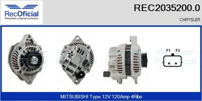Alternator Chrysler PT CRUISER