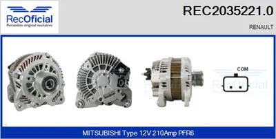 Alternator Renault LAGUNA III · Renault LAGUNA III Grandtour · Renault MEGANE III Hatchback