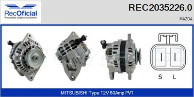 Alternator Mazda MX-5 I · Mazda 323 F IV · Mazda 323 C IV