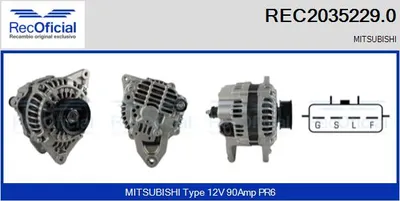 Alternator Mitsubishi SPACE RUNNER