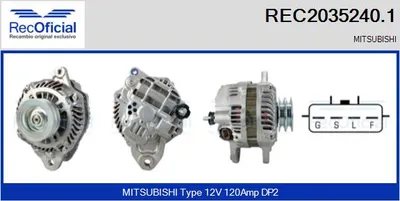 Alternator Mitsubishi PAJERO IV