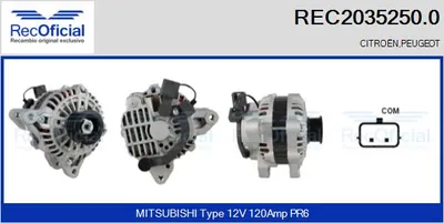 Alternator Peugeot 307 SW · Peugeot 307 CC · Peugeot 407