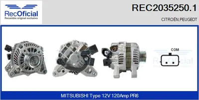 Alternator Peugeot 307 SW · Peugeot 307 CC · Peugeot 407