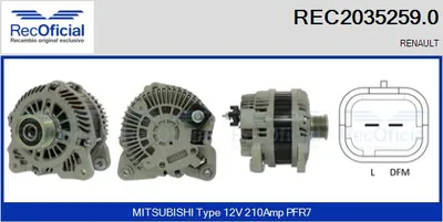 Alternator Renault VEL SATIS · Renault ESPACE IV · Renault LAGUNA III