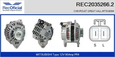 Alternator Mitsubishi L200 · Mitsubishi L400 Bus