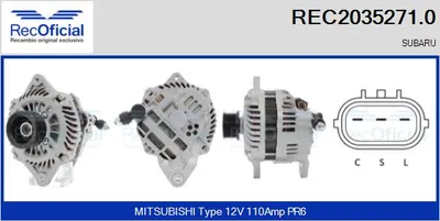 Alternator Subaru OUTBACK · Subaru LEGACY IV · Subaru LEGACY IV Estate