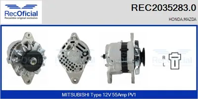 Alternator Mazda 929 I · Mazda RX-7 I · Mazda 929 II Coupe
