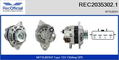 Alternator Mitsubishi PAJERO IV