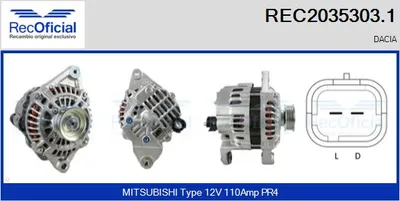Alternator Dacia SANDERO