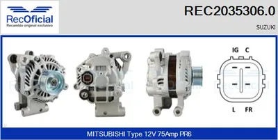 Alternator Suzuki GRAND VITARA II