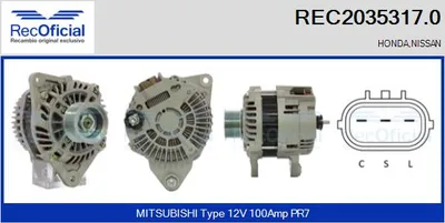 Alternator Honda JAZZ III · Honda CIVIC IX