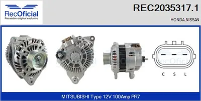 Alternator Honda JAZZ III · Honda CIVIC IX