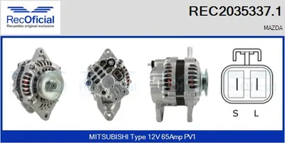 Alternator Mazda E Bus · Mazda E Van · Mazda B-SERIE