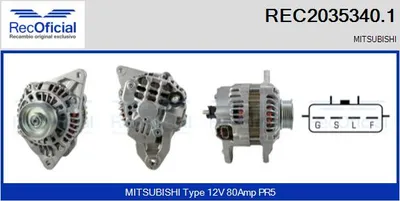 Alternator Mitsubishi LANCER VII · Mitsubishi LANCER VII Estate