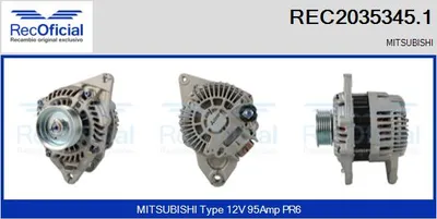 Alternator Mitsubishi L200 / TRITON