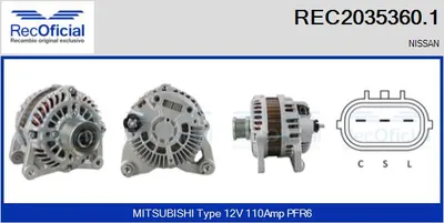 Alternator Nissan JUKE