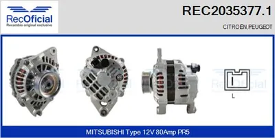 Alternator Peugeot 405 I Break · Peugeot 405 I · Citroën BX