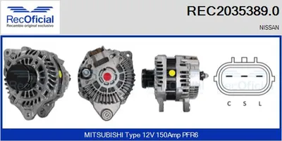 Alternator Nissan MICRA IV · Nissan NOTE