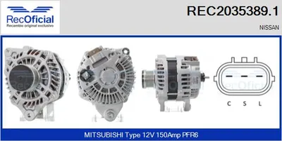 Alternator Nissan MICRA IV · Nissan NOTE