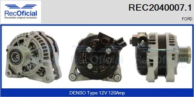 Alternator Ford FIESTA VII · Ford FIESTA VII Van