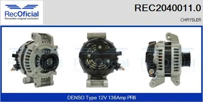 Alternator Chrysler SEBRING Convertible · Chrysler SEBRING