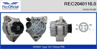 Alternator Honda ACCORD IV · Honda ACCORD V · Rover 600 I